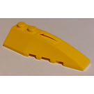 LEGO Yellow Wedge 2 x 6 Double Right with Naboo Checkmark (Right) V2 Sticker (5711)