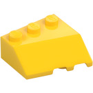 LEGO Jaune Pièce de monnaie 3 x 3 La gauche (42862)