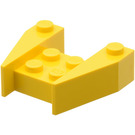 LEGO Keltainen Kiila 3 x 4 ilman nuppien lovia (2399)