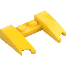 LEGO Geel Wig 3 x 4 x 0.7 met Uitsparing (11291 / 31584)