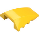 LEGO Yellow Wedge 4 x 4 Triple Curved without Studs (47753)