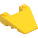 LEGO Yellow Wedge 4 x 4 with Stud Notches (93348)