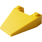 LEGO Yellow Wedge 4 x 4 without Stud Notches (4858)