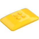 LEGO Yellow Wedge 4 x 6 Roof Curved (98281)