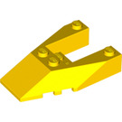 LEGO Yellow Wedge 6 x 4 Cutout with Stud Notches (6153)