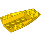 LEGO Geel Wig 6 x 4 Drievoudig Gebogen Omgekeerd (43713)