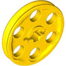 LEGO Yellow Wedge Belt Wheel (4185 / 49750)