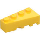 LEGO Żółty Klin Cegła 2 x 4 Lewy (41768)