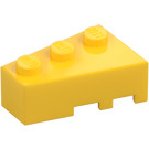 LEGO Yellow Wedge Brick 3 x 2 Left (6565)