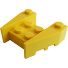 LEGO Yellow Wedge Brick 3 x 4 with Stud Notches (50373)