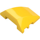 LEGO Yellow Wedge Curved 3 x 4 Triple (64225)