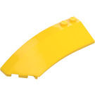 LEGO Yellow Wedge Curved 3 x 8 x 2 Left (41750 / 42020)