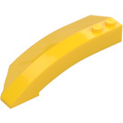 LEGO Yellow Wedge Curved 3 x 8 x 2 Right (41749 / 42019)