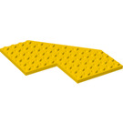 LEGO Yellow Wedge Plate 10 x 10 with Cutout (2401)