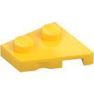 LEGO Amarillo Cuña Placa 2 x 2 Ala Izquierda (24299)