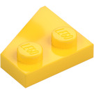 LEGO Gelb Keil Platte 2 x 2 Flügel Rechts (24307)