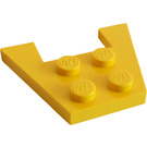 LEGO Keltainen Kiila Levy 3 x 4 ilman nuppien lovia (4859)