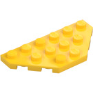 LEGO Yellow Wedge Plate 3 x 6 with 45º Corners (2419 / 43127)