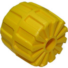 LEGO Geel Wiel Hard-Plastic Medium (2593)