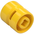 LEGO Yellow Wheel Rim Ø11.5 x 12 Wide with Notched Hole (6014)