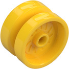 LEGO Yellow Wheel Rim Ø18 x 12mm with Etched Rim (18976 / 65192)