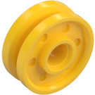 LEGO Yellow Wheel Rim Ø18 x 7  with Deep Spokes and Brake Rotor (13971 / 77031)