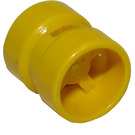 LEGO Yellow Wheel Rim Ø8.1 X 9 (Notched Hole) (30027)