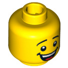 LEGO Yellow 'Where are my Pants?' Guy Minifigure Head (Safety Stud) (3626 / 15907)