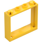 LEGO Giallo Telaio della finestra 1 x 4 x 3 (60594)