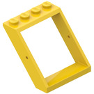 LEGO Gelb Fensterrahmen 4 x 4 x 3 Dach (4447)