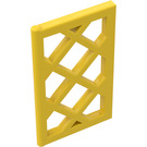 LEGO Gelb Fenster Pane 1 x 2 x 3 Lattice (Unverstärkt) (2529 / 60607)