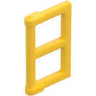 LEGO Yellow Window Pane 1 x 2 x 3 with Thick Corner Tabs (28961 / 60608)