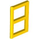 LEGO Yellow Window Pane 1 x 2 x 3 without Thick Corners (3854)