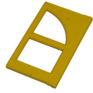 LEGO Yellow Window Pane for Frame 2 x 6 x 6 (6237)