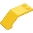 LEGO Yellow Windscreen 2 x 5 x 1.3 (6070 / 35271)