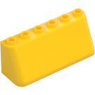 LEGO Žlutá Čelní sklo 2 x 6 x 2 (4176 / 35336)