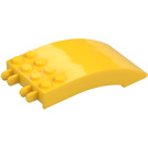 LEGO Yellow Windscreen 4 x 8 x 2 Curved Hinge (46413 / 50339)