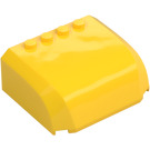 LEGO Žlutá Čelní sklo 5 x 6 x 2 Zakřivený (61484 / 92115)