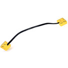 LEGO Yellow Wire with 2 x 2 x 0.7 Brick on each End 16 cm (20 Studs) (75938)
