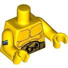 LEGO Gelb Wrestling Champion Minifigur Torso (973 / 88585)