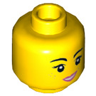 LEGO Yellow Wyldstyle Minifigure Head (Recessed Solid Stud) (3626 / 20720)
