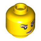 LEGO Yellow Zoey Minifigure Head (Recessed Solid Stud) (3274 / 102995)