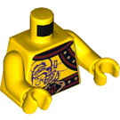 LEGO Żółty Zugu Minifigurka Tułów (973 / 76382)