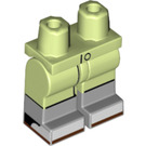 레고 황록색 Beaker 미니피규어 엉덩이와 다리 (1043 / 3815)