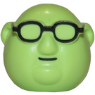 LEGO Gelblich-grün Bunsen Honeydew Kopf