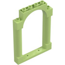 LEGO Verde giallastro Porta Telaio 1 x 6 x 7 con Arco (40066)