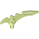 LEGO Yellowish Green Minifig Weapon Crescent Blade Serrated (98141)