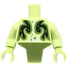 LEGO Verde amarillento Minifigura Armour con Brazos (34713)