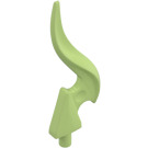 LEGO Vert Jaunâtre Minifigurine Lance Tip avec Elongated Flamme (18395)