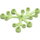 LEGO Verde giallastro Pianta Foglie 6 x 5 (2417)